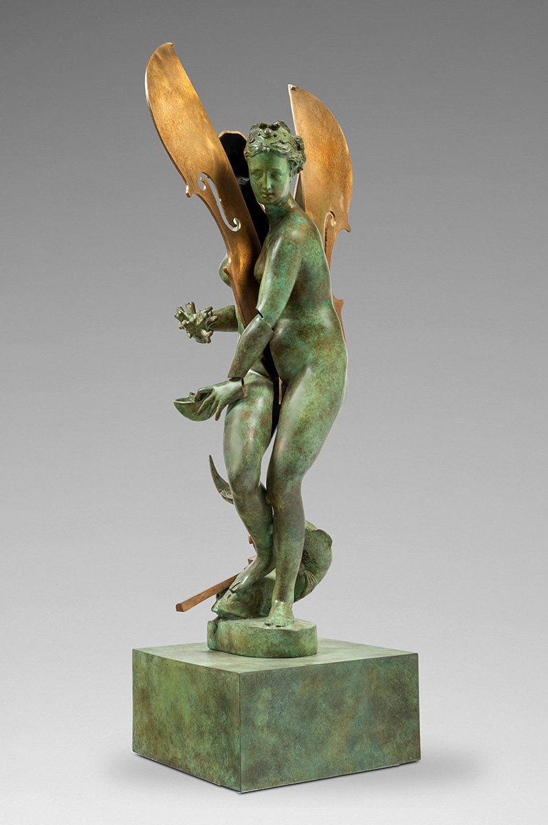 Arman artiste sculpture Sliced figure with cello Bronze © Marciano Contemporary Arman artiste sculpture Sliced figure with cello Bronze © Marciano Contemporary