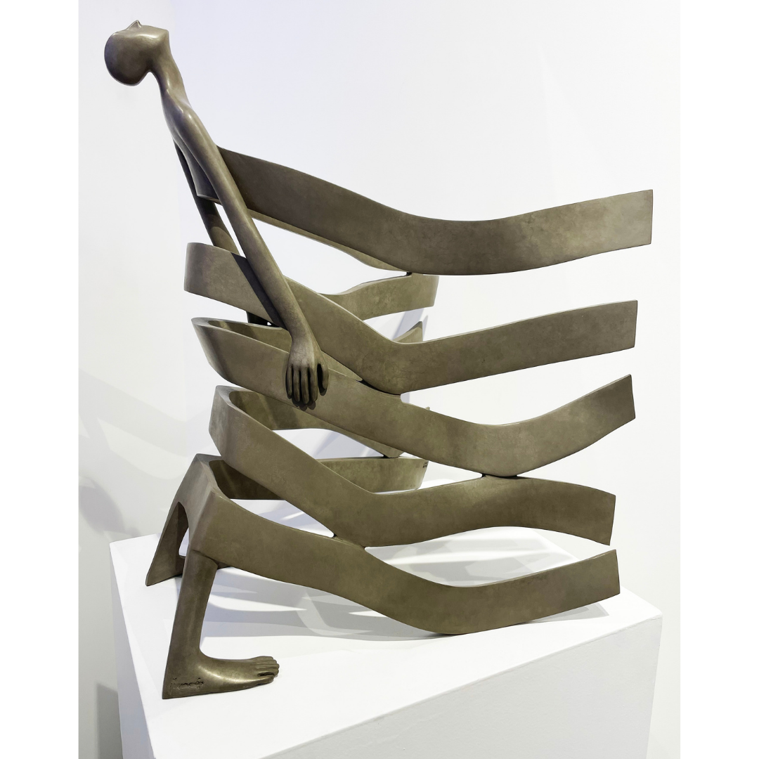Isabel Miramontes - Bord de mer 2021, Bronze 60 × 45 × 37 cm | 23 3/5 × 17 7/10 × 14 3/5 in Edition de 8 © Marciano Contemporary