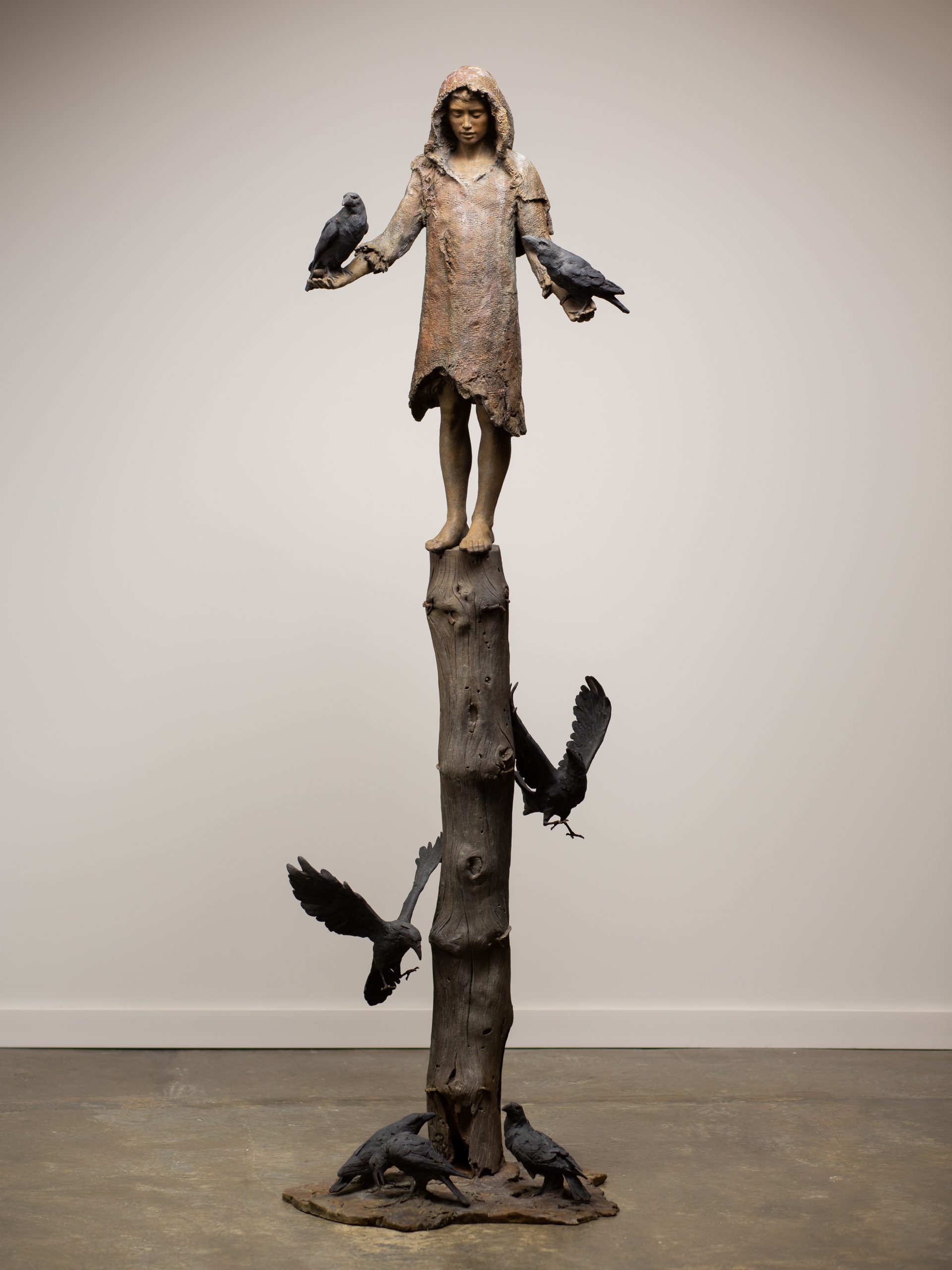 Coderch & Malavia Artiste Sculpture Bronze Scarecrows @ Marciano Contemporary