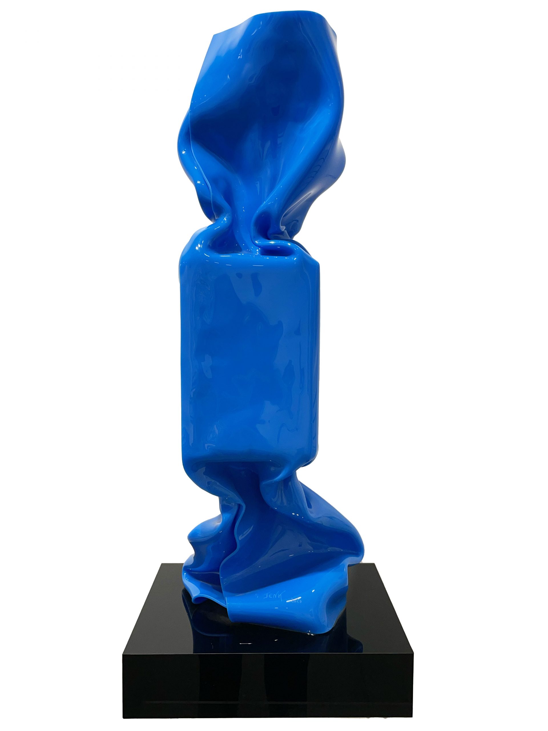 Laurence Jenk Artiste  Wrapping Bonbon bleu  © Marciano Contemporary