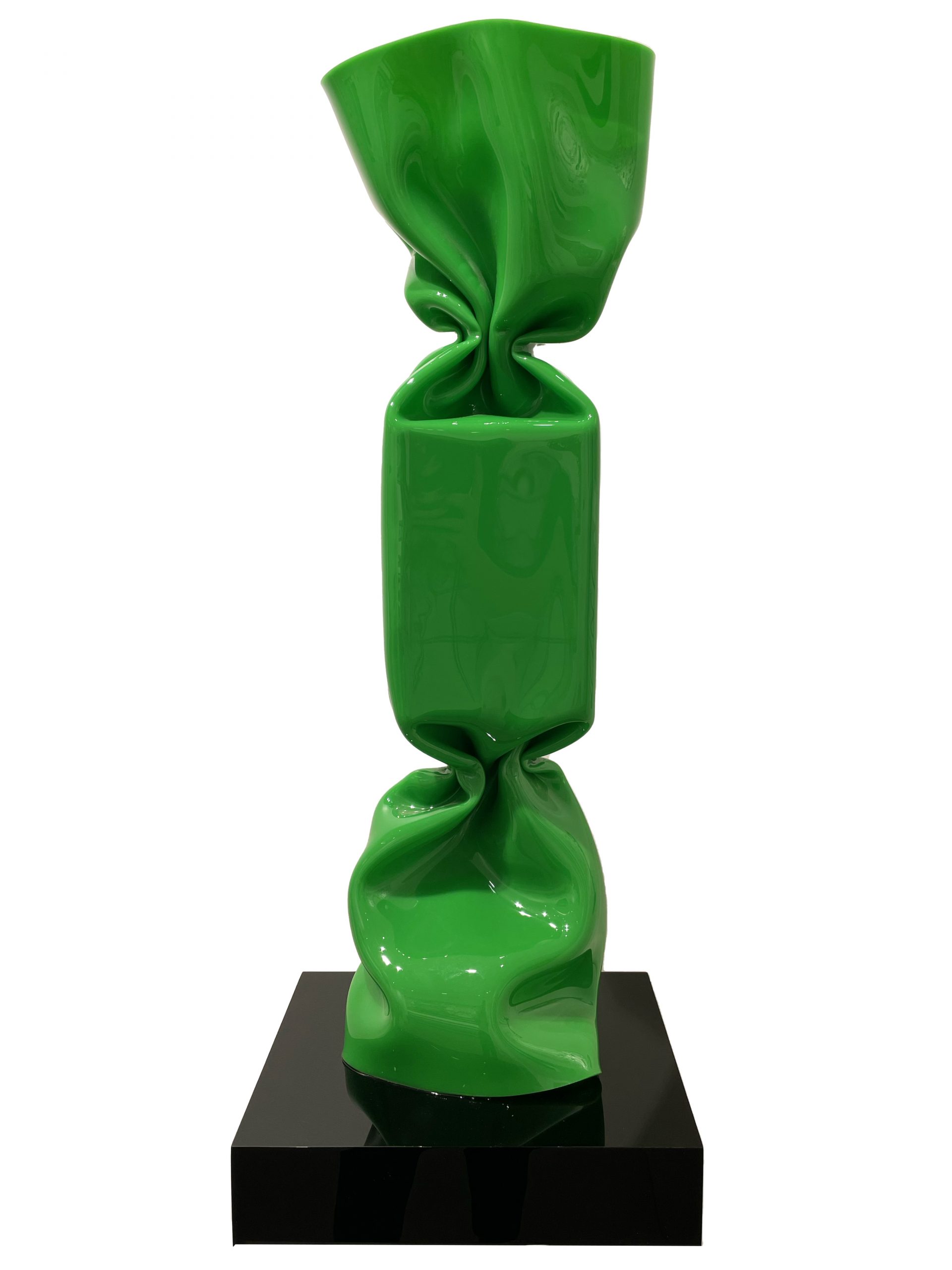 Laurence Jenk Artiste  Wrapping Bonbon Vert  © Marciano Contemporary