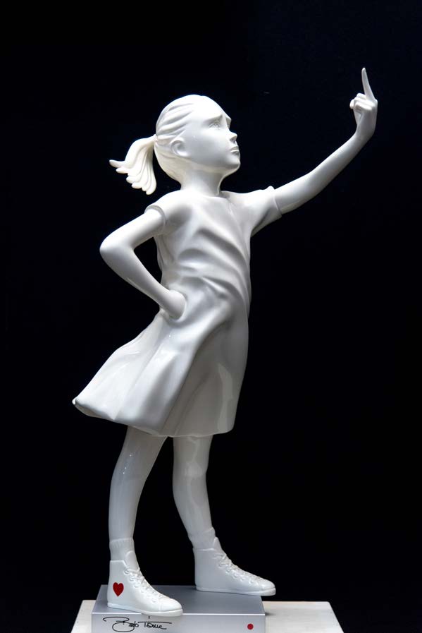 Falcone artiste Sculpture Infinity Double Circle © Marciano Contemporary