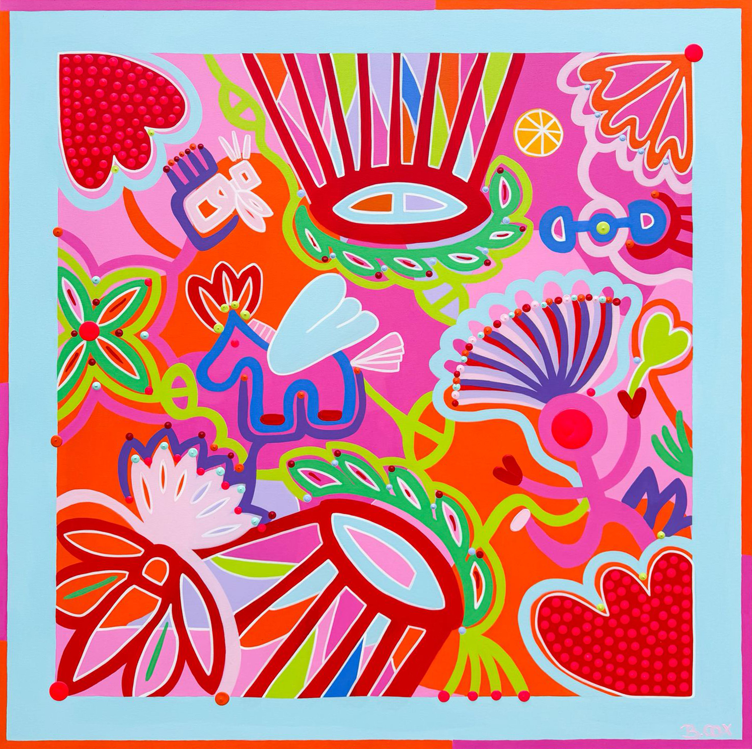 Blooming Garden Cox 140x140cm Blooming Garden Cox 140x140cm